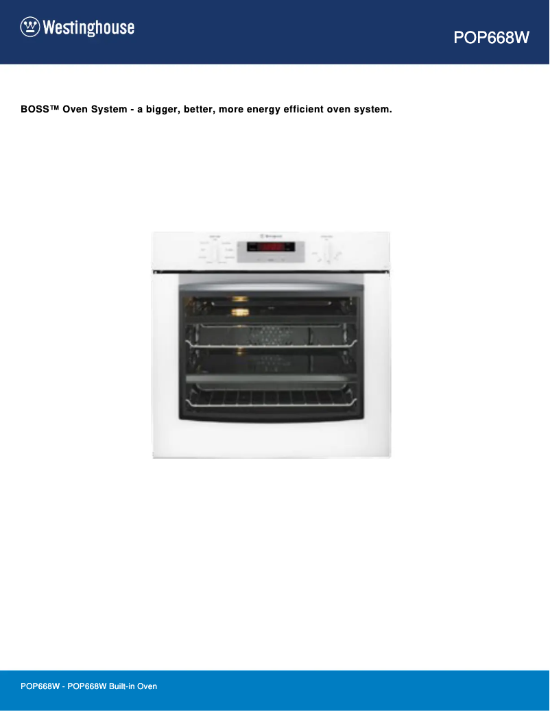 Image de la première page du manuel de l'appareil POP668W