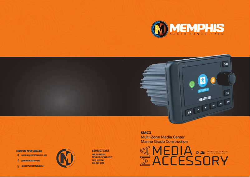 Page 1 de la notice Manuel utilisateur Memphis Audio SMC3