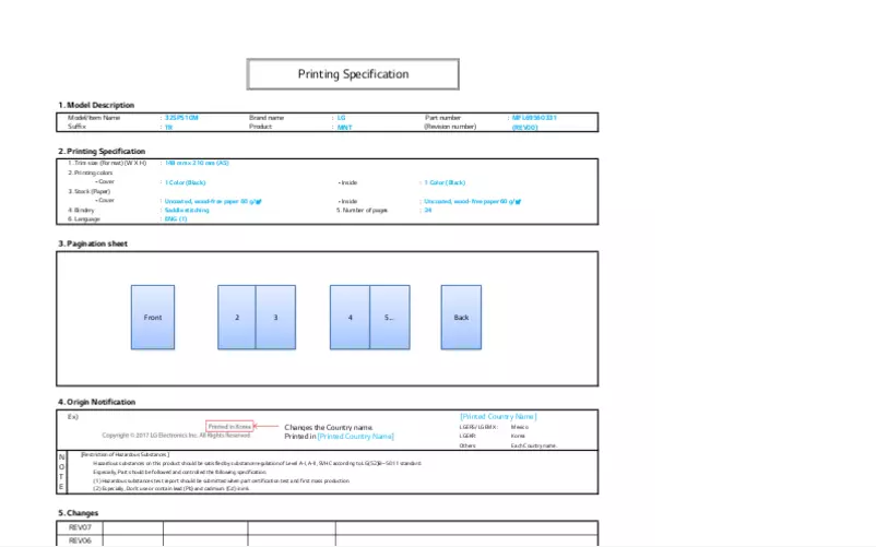 Page 1 de la notice Manuel utilisateur LG 32SP510M