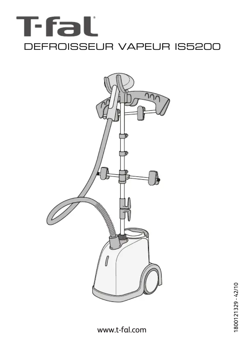 Page n°1 - Manuel utilisateur Tefal Steam Control IS5200