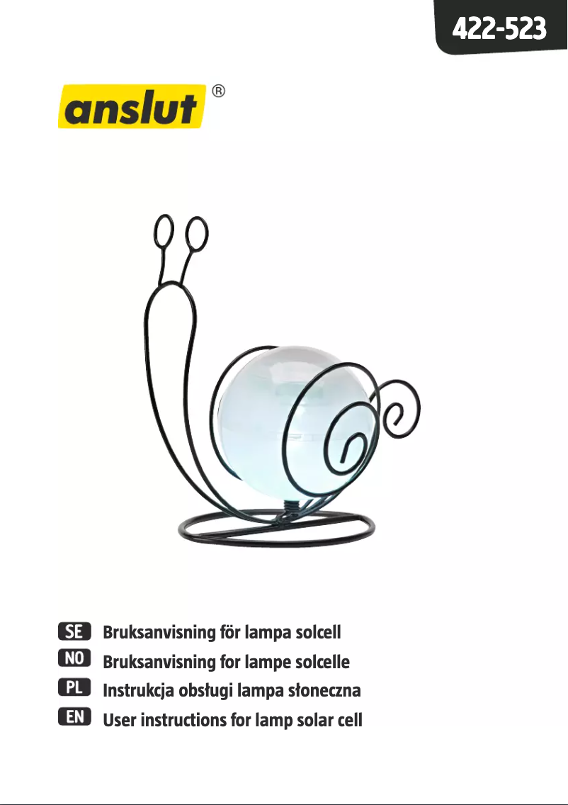 Image de la première page du manuel de l'appareil 422-523