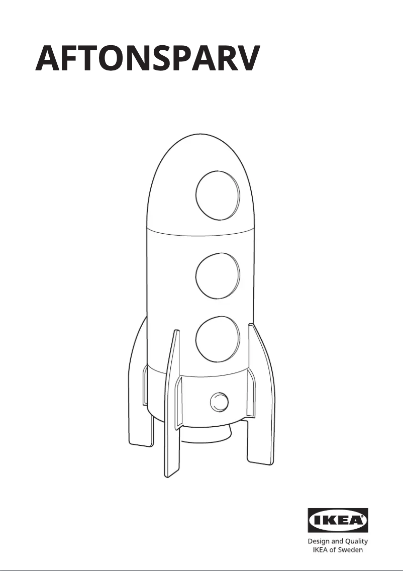 Image de la première page du manuel de l'appareil AFTONSPARV 005.552.26