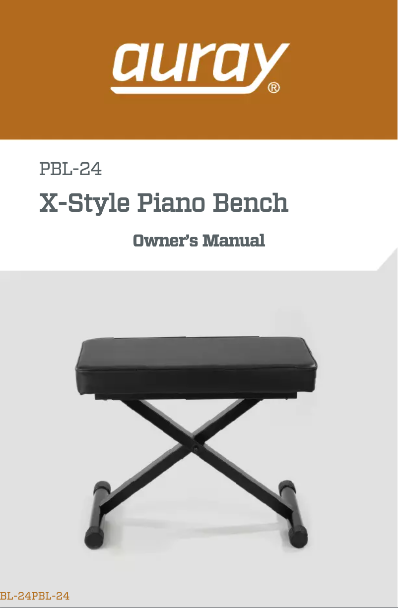 Page 1 de la notice Manuel utilisateur Auray PBL-24