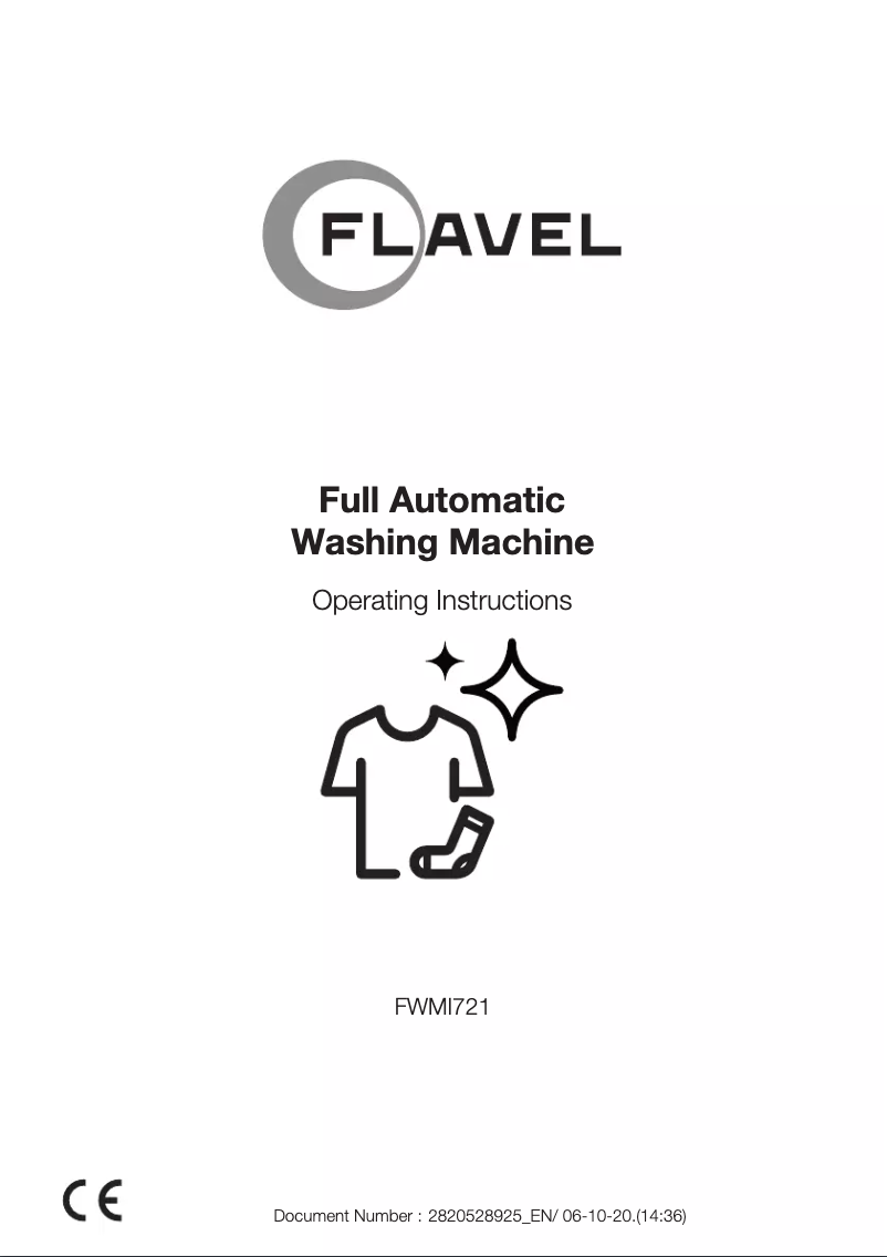 Image de la première page du manuel de l'appareil FWMI721