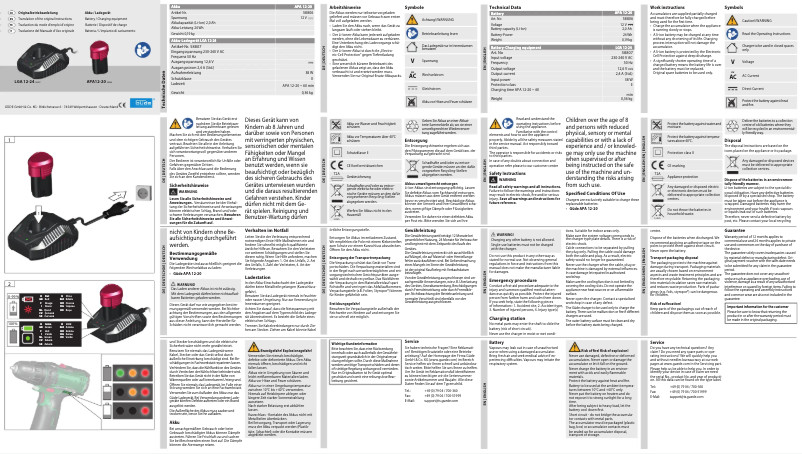 Image de la première page du manuel de l'appareil LGA 12-24