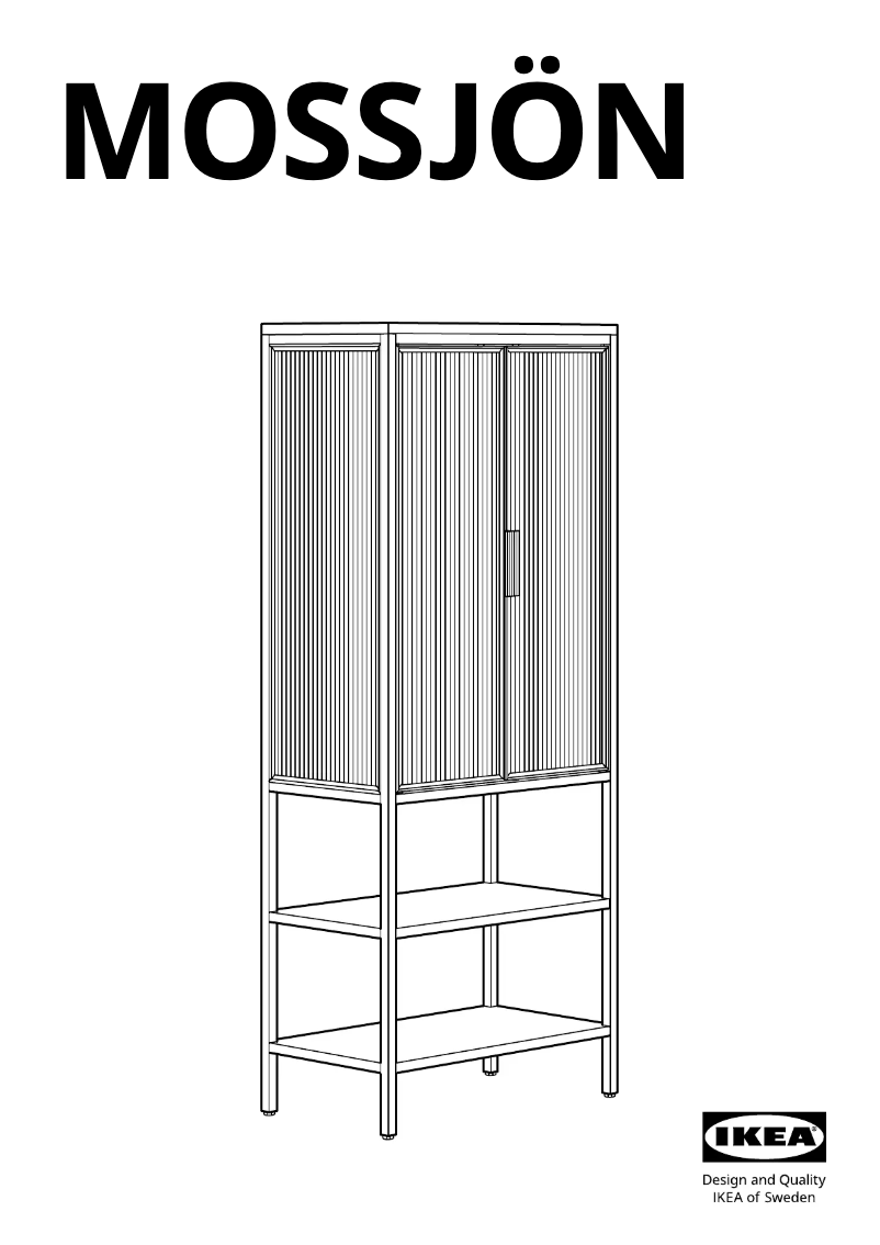 Imagen de la primera página del manual del dispositivo MOSSJÖN 305.643.33