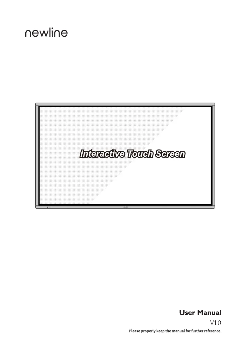 Page 1 de la notice Manuel utilisateur Newline TT-7521IP