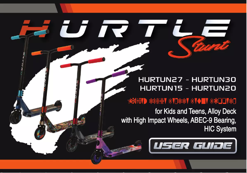 Page 1 de la notice Manuel utilisateur Hurtle Stunt HURTUN15