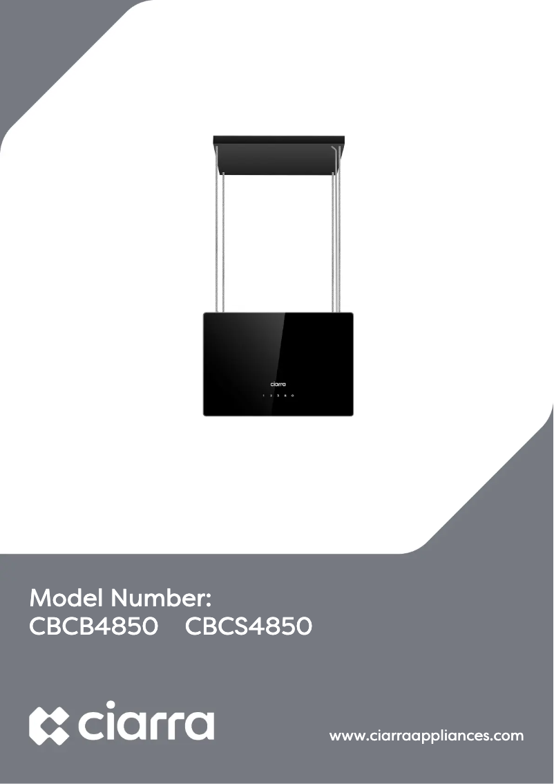 Page n°1 - Manuel utilisateur Ciarra CBCS4850
