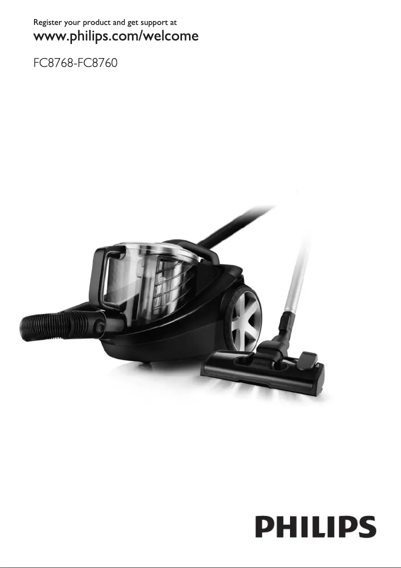 Image de la première page du manuel de l'appareil PowerPro FC8761