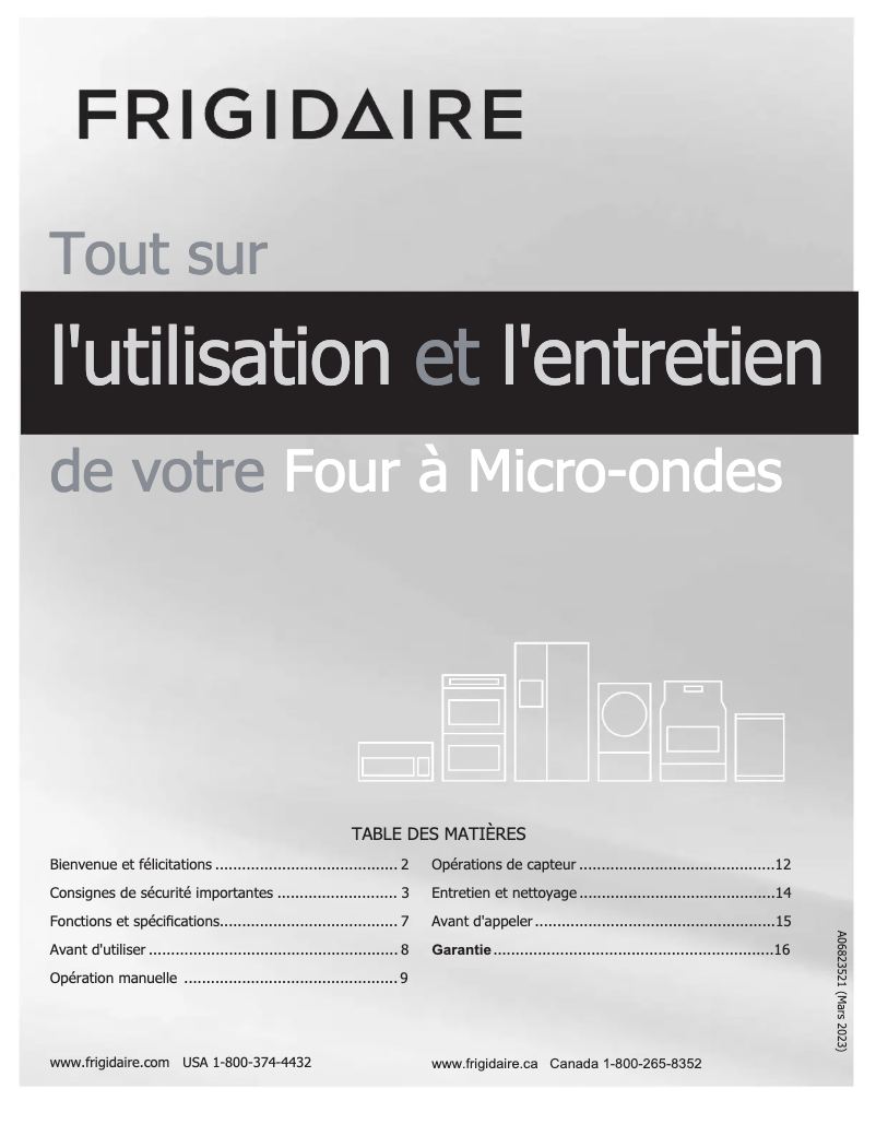 Image de la première page du manuel de l'appareil FMBS2227AB