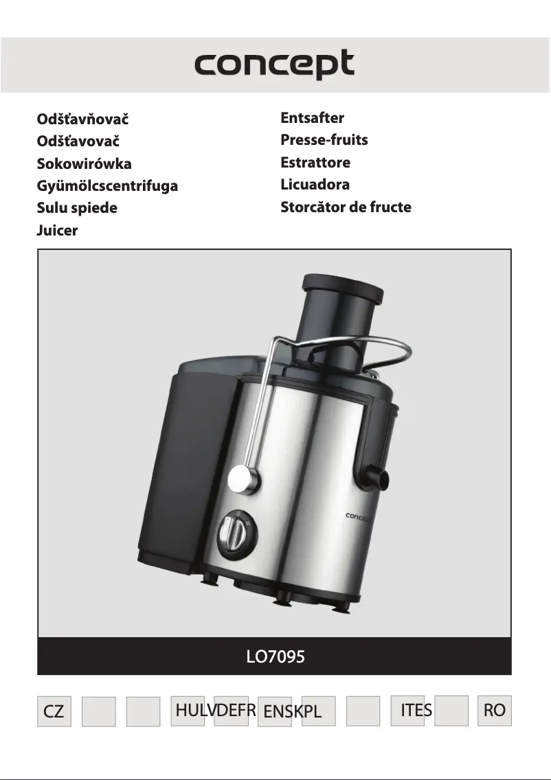 Page n°1 - Manuel utilisateur Concept LO7095