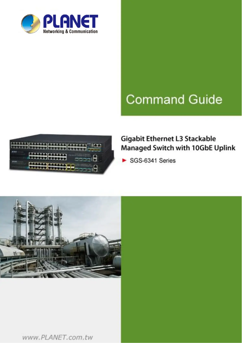 Page n°1 - Manuel utilisateur Planet SGS-6341-48T4X