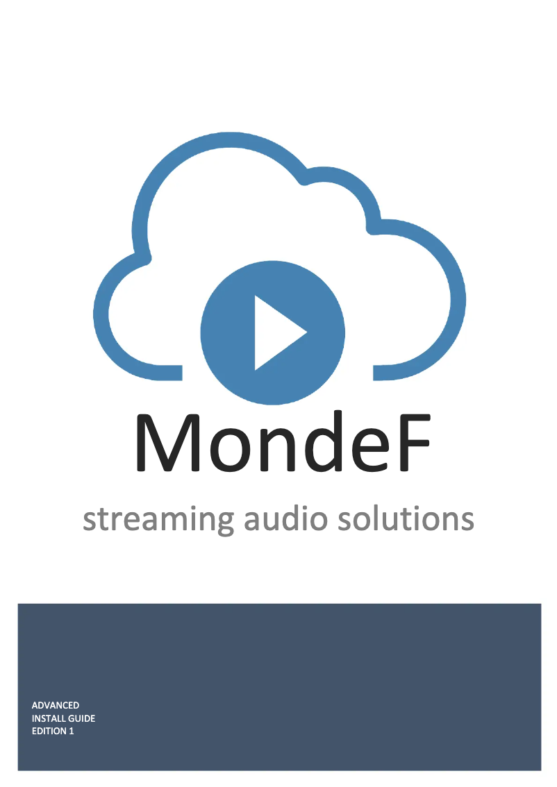 Image de la première page du manuel de l'appareil MDF-48Z