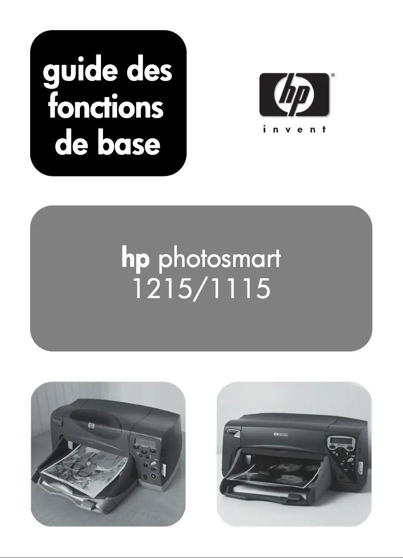 Page 1 de la notice Manuel utilisateur HP Photosmart 1115