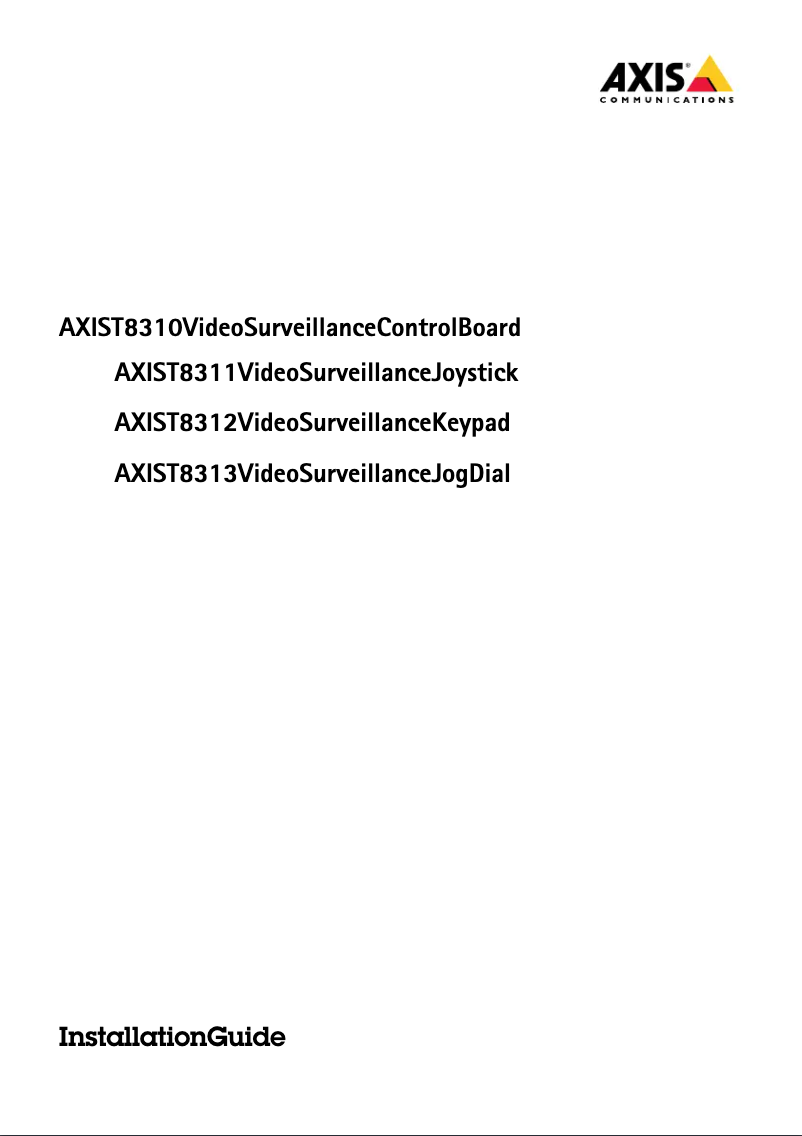 Image de la première page du manuel de l'appareil T8312