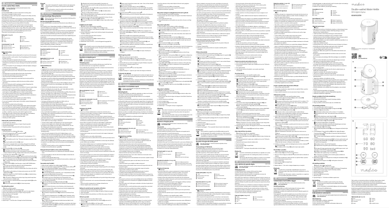 Page n°1 - Manuel utilisateur Nedis KAWK362EBK