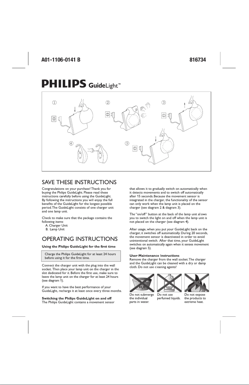 Página 1 del manual Manual de usuario Philips 69112/31/48