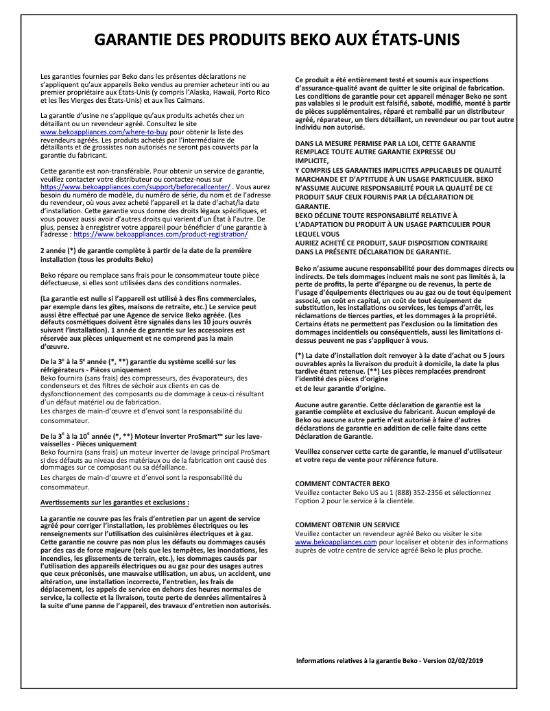 Image de la première page du manuel de l'appareil BCTI30410