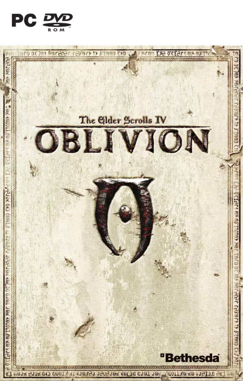 Page 1 de la notice Manuel utilisateur Bethesda The Elder Scrolls IV: Oblivion Game of the Year Edition (PC)
