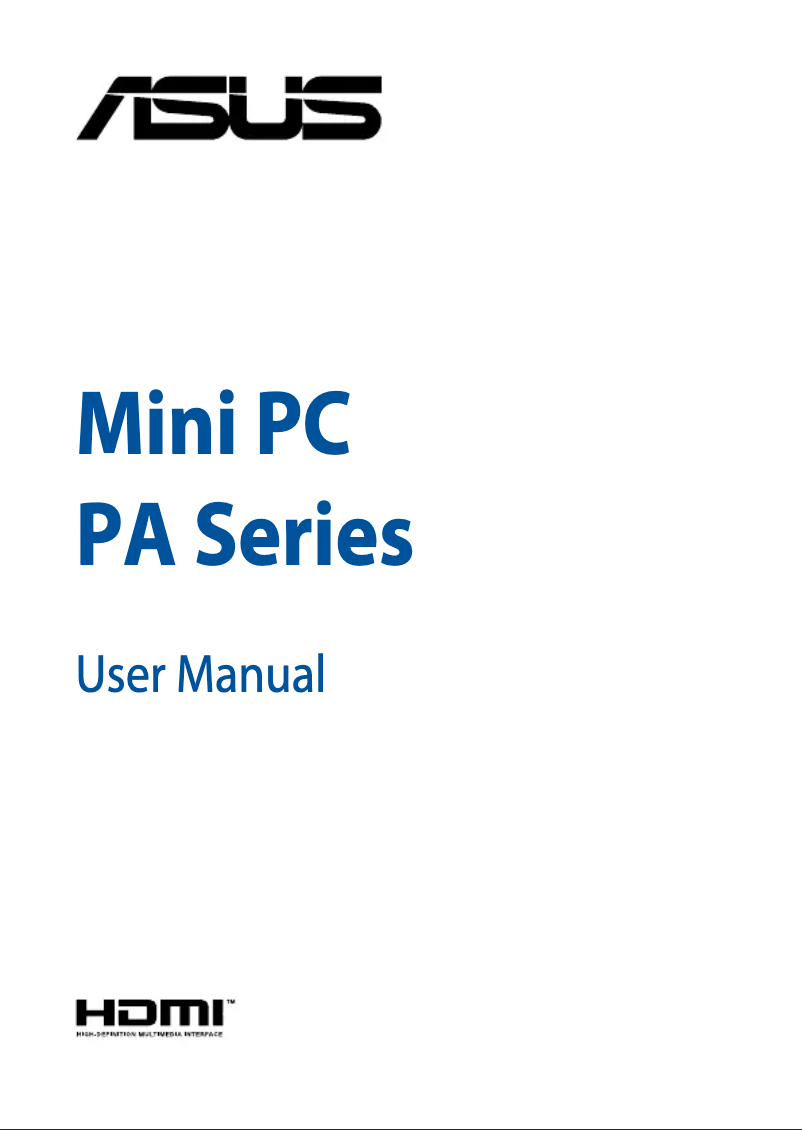 Page n°1 - Manuel utilisateur Asus Mini PC ProArt PA90