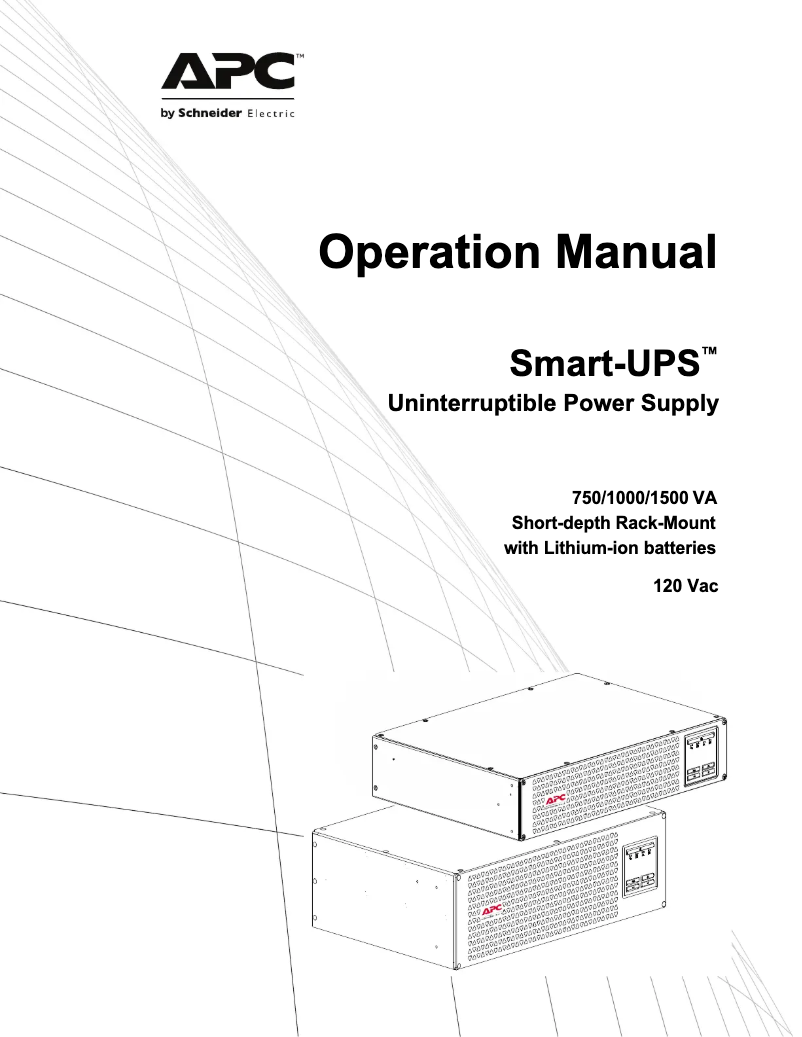 Image de la première page du manuel de l'appareil Smart-UPS Battery Systems SRT48BP