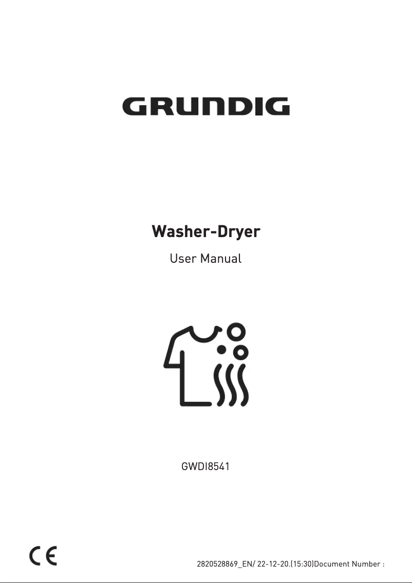 Page 1 de la notice Manuel utilisateur Grundig GWDI8541