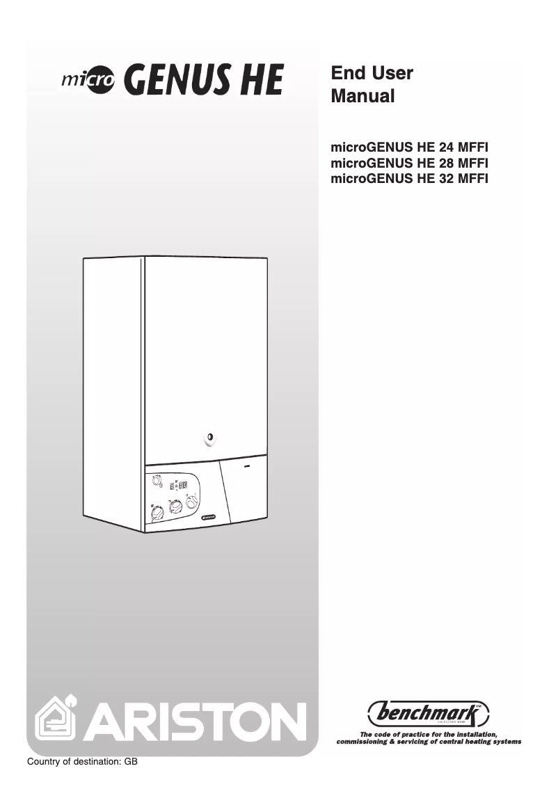 Image de la première page du manuel de l'appareil MicroGenus HE 32 MFFI