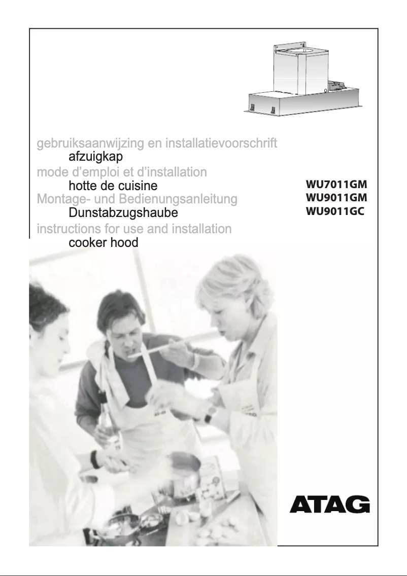 Page 1 de la notice Manuel utilisateur Atag WU9011GM