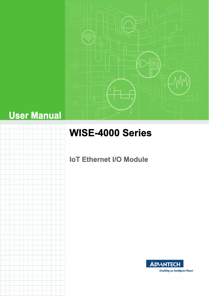 Page n°1 - Manuel utilisateur Advantech WISE-4060-B