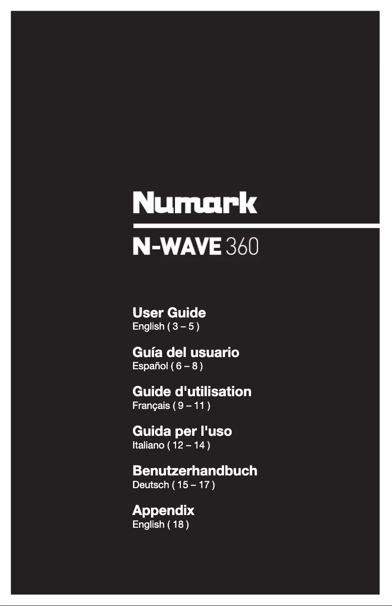 Image de la première page du manuel de l'appareil N-Wave 580