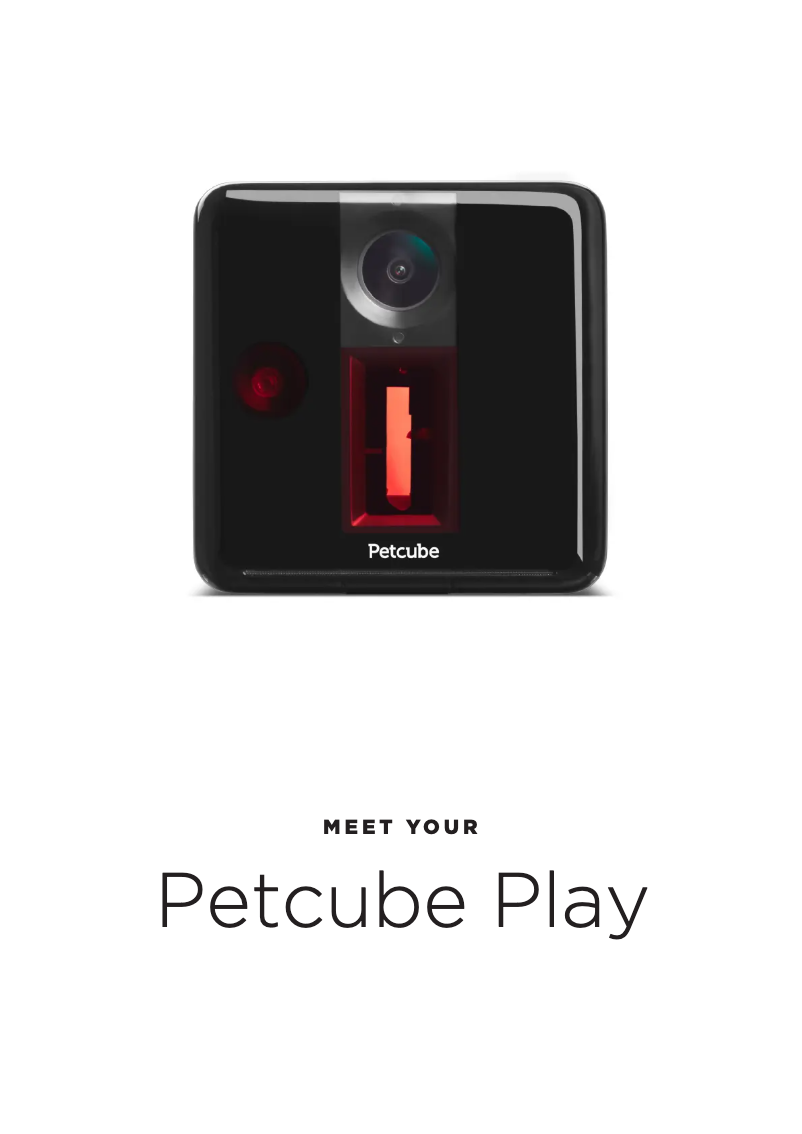 Page 1 de la notice Manuel utilisateur Petcube Play