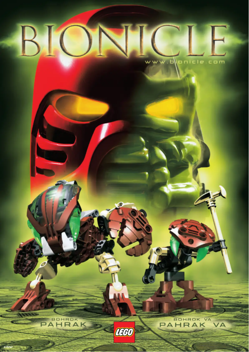 Page 1 de la notice Manuel utilisateur Lego 8553