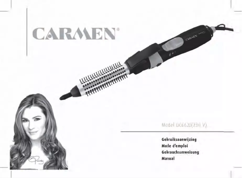 Page 1 de la notice Manuel utilisateur Carmen DC6620