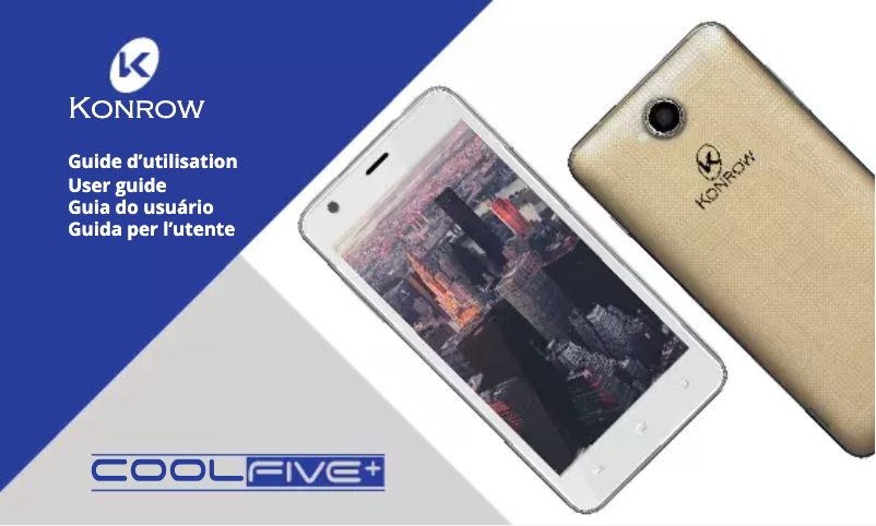 Image de la première page du manuel de l'appareil Cool Five Plus