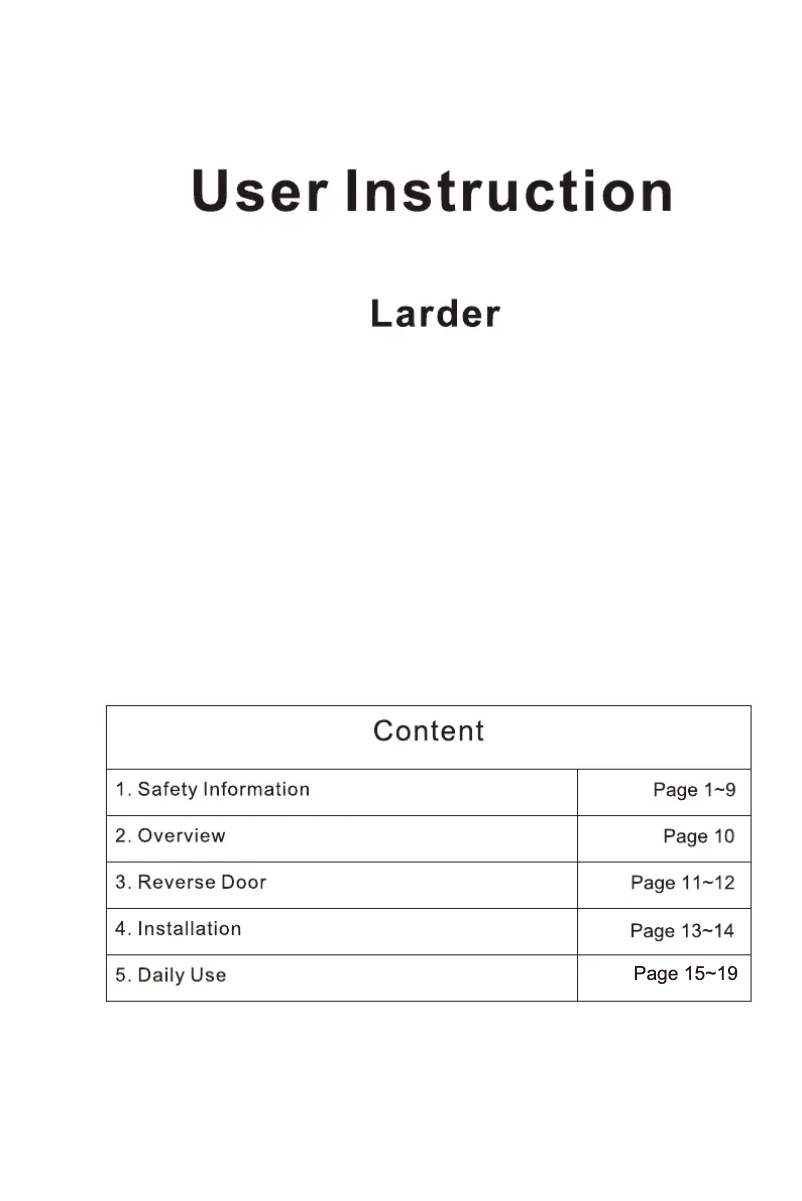 Image de la première page du manuel de l'appareil CLHS 38FW