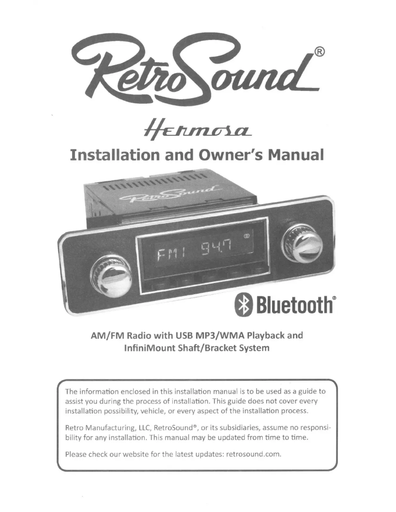 Page n°1 - Manuel utilisateur RetroSound Hermosa M2