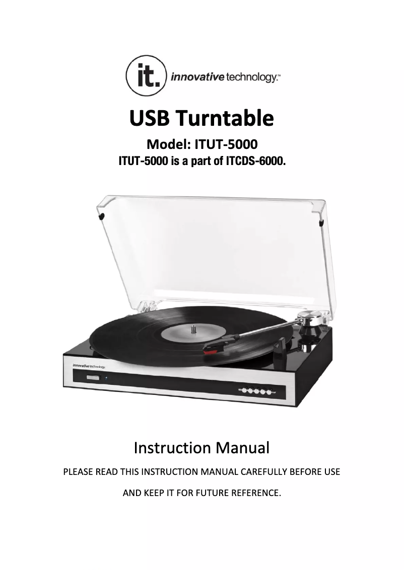 Image de la première page du manuel de l'appareil ITUT-5000