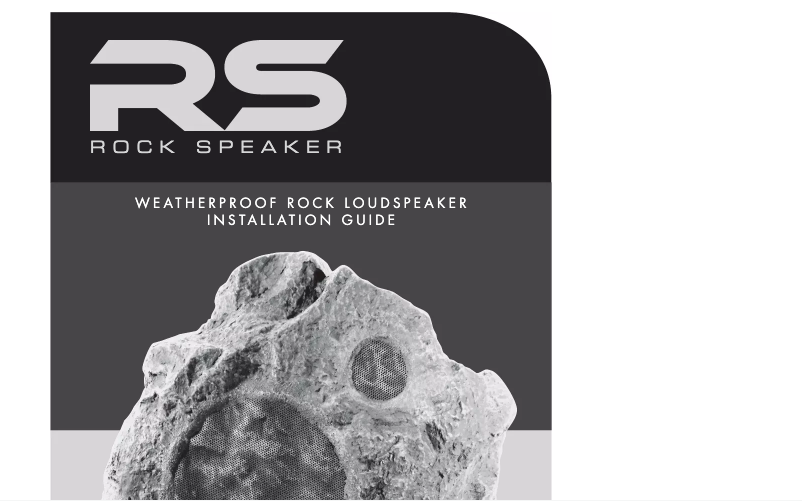 Image de la première page du manuel de l'appareil RS6 Pro