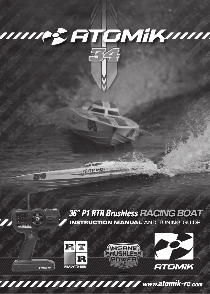 Page 1 de la notice Manuel utilisateur Atomik 34