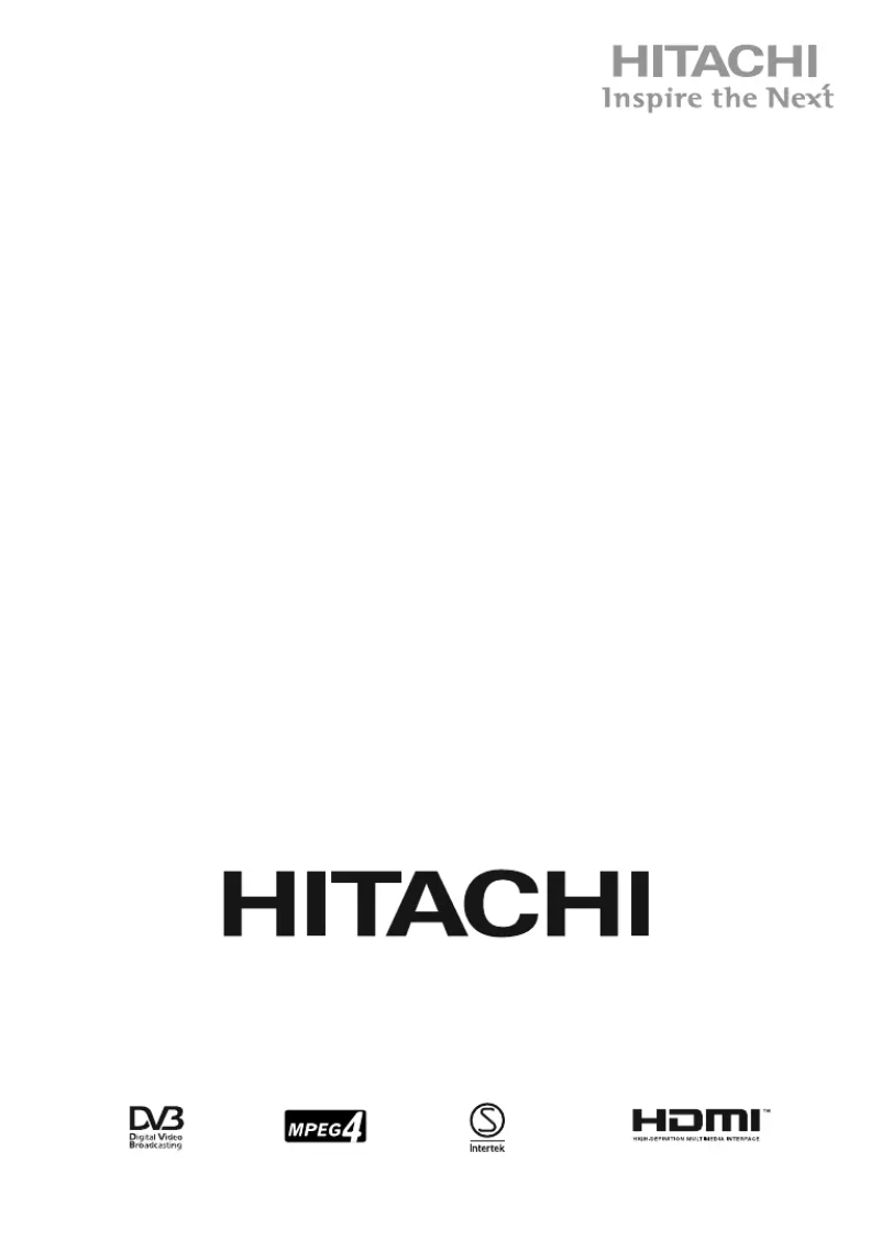Page n°1 - Manuel utilisateur Hitachi 24HB4J65