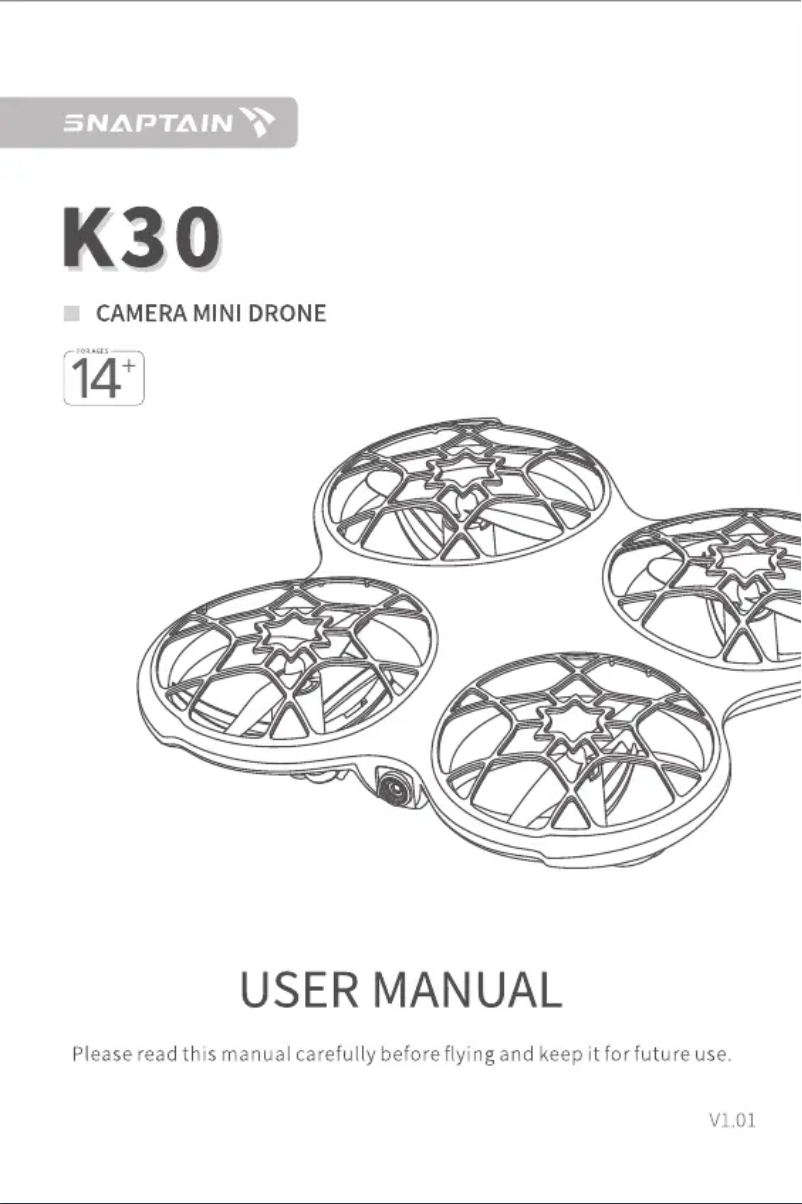 Image de la première page du manuel de l'appareil K30