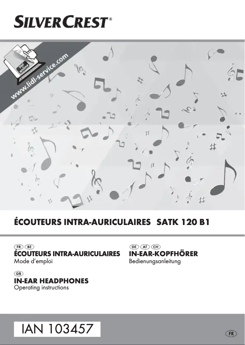 Página 1 del manual Manual de usuario SilverCrest SATK 120 B1