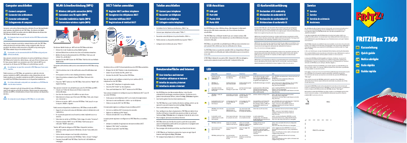 Página 1 del manual Manual de usuario AVM Fritz!Box 7360