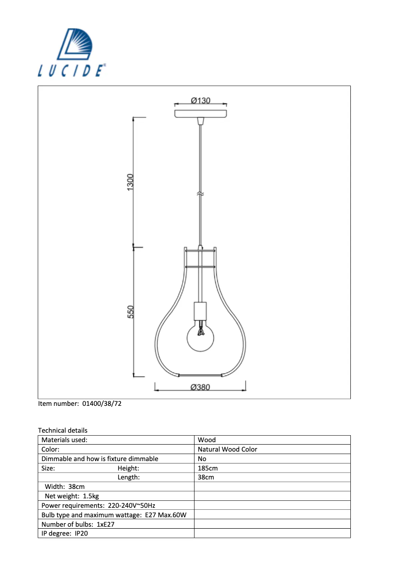 Image de la première page du manuel de l'appareil Bodo