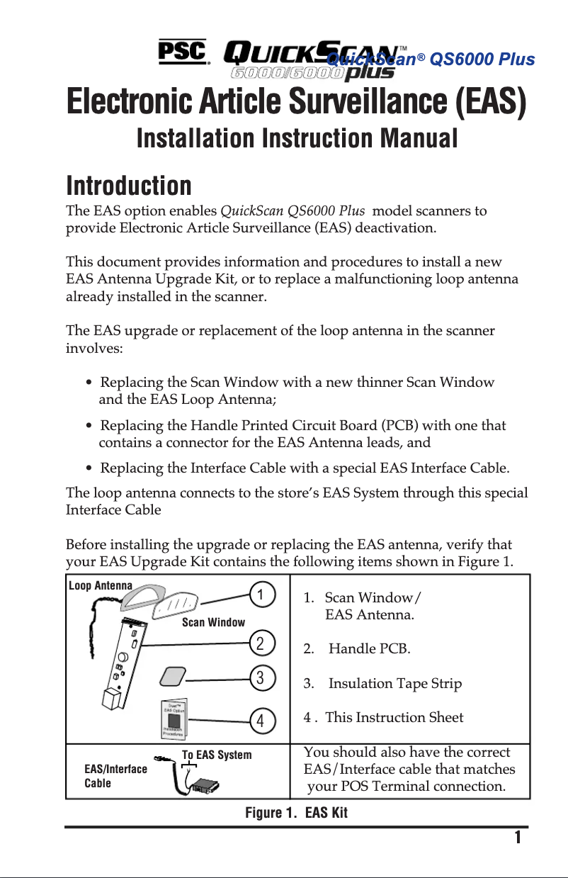Página 1 del manual Manual de usuario Datalogic QuickScan QS6000 Plus