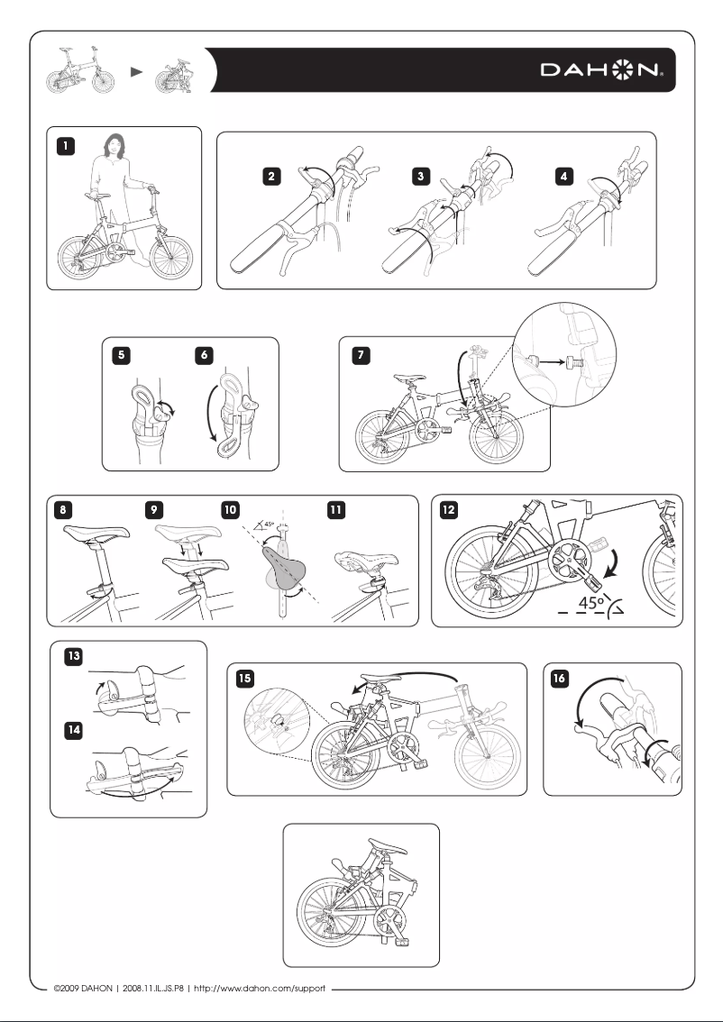 Page 1 de la notice Manuel utilisateur Dahon Jetstream P8