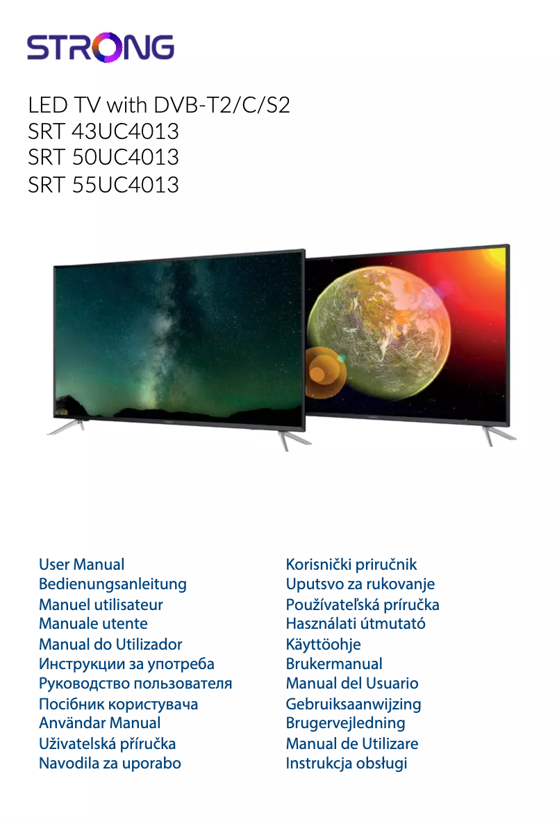 Page 1 de la notice Manuel utilisateur Strong SRT 55UC4013