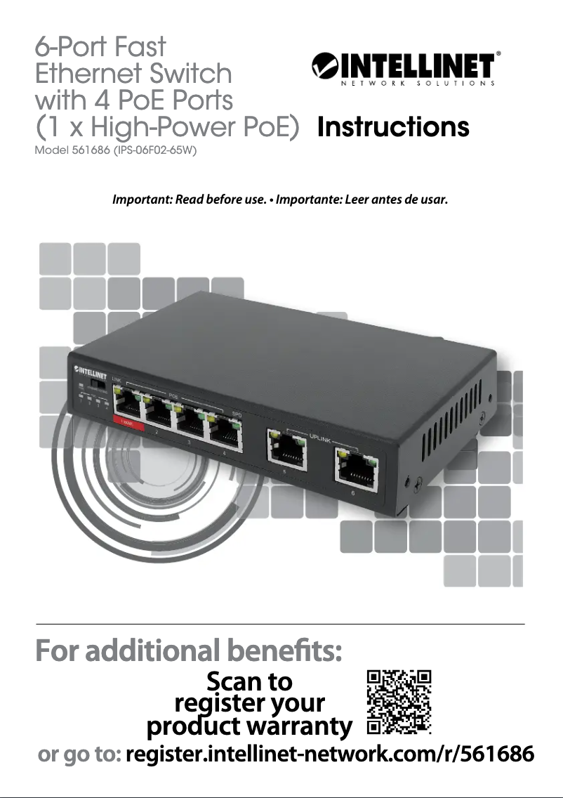 Imagen de la primera página del manual del dispositivo 561686