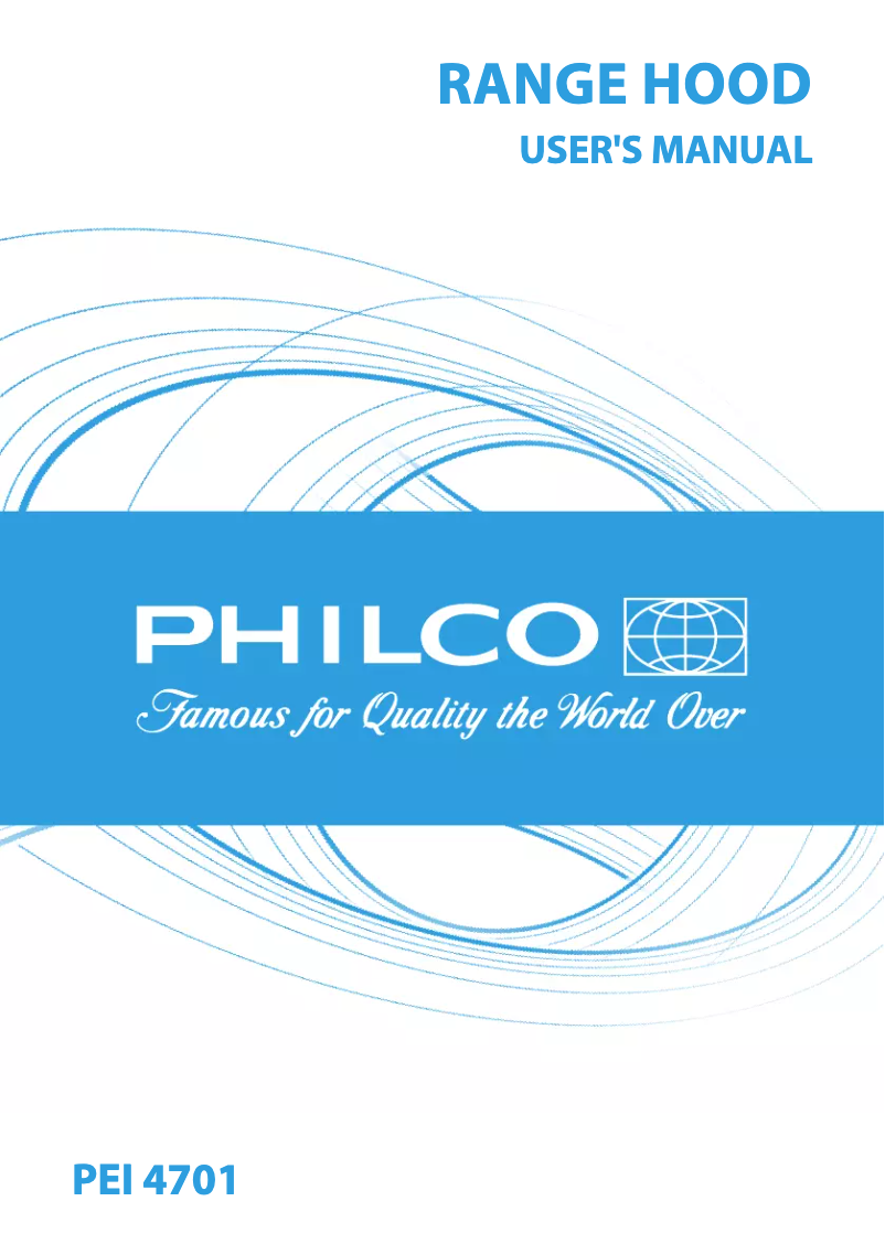 Page n°1 - Manuel utilisateur Philco PEI 4701